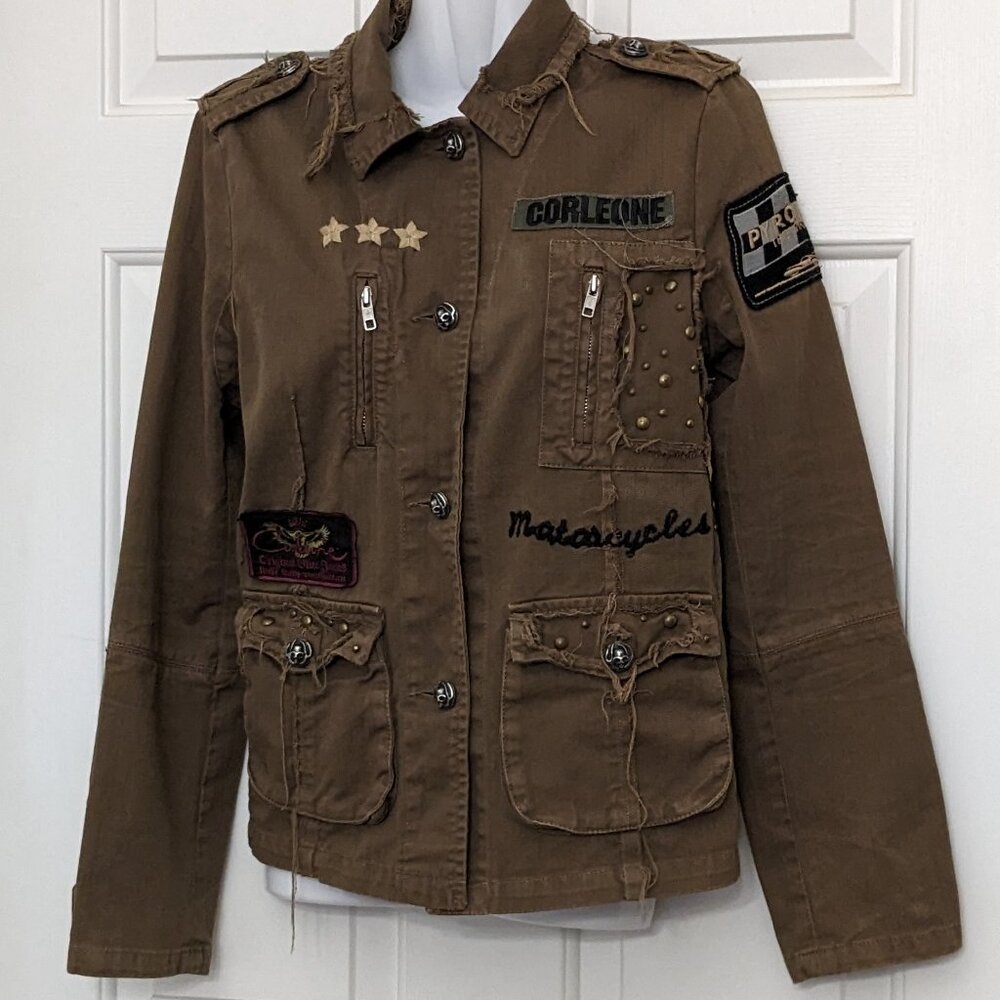 Brown Military Style Jacket